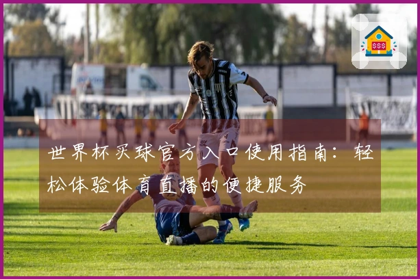 世界杯买球官方入口使用指南：轻松体验体育直播的便捷服务
