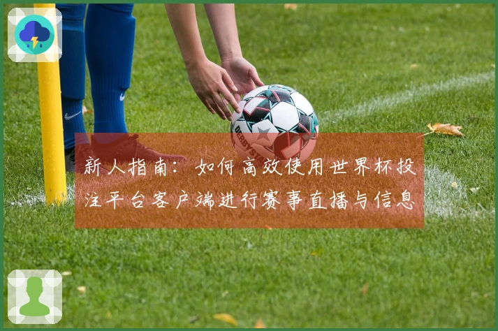 新人指南：如何高效使用世界杯投注平台客户端进行赛事直播与信息获取